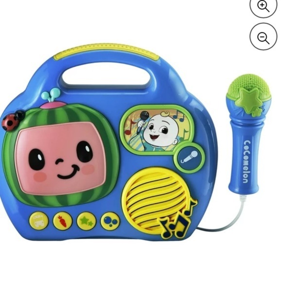 Cocomelon Sing Along Toy Boombox With Real Working Mic for Kids 12 18 24 months - Picture 2 of 6
